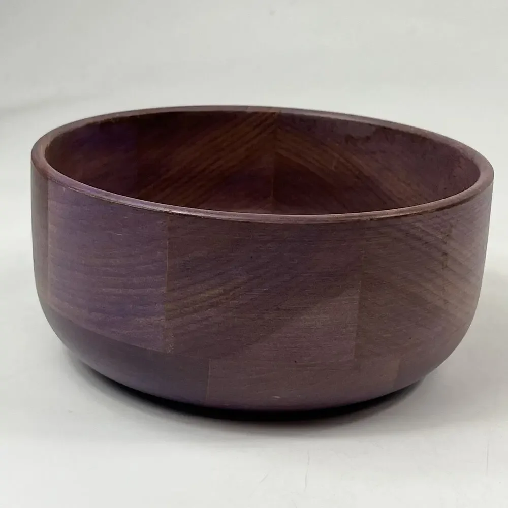 Woodbury Woodenware Wood Bowl RB 36 Vintage 5.75